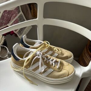 Adidas high top gazelles